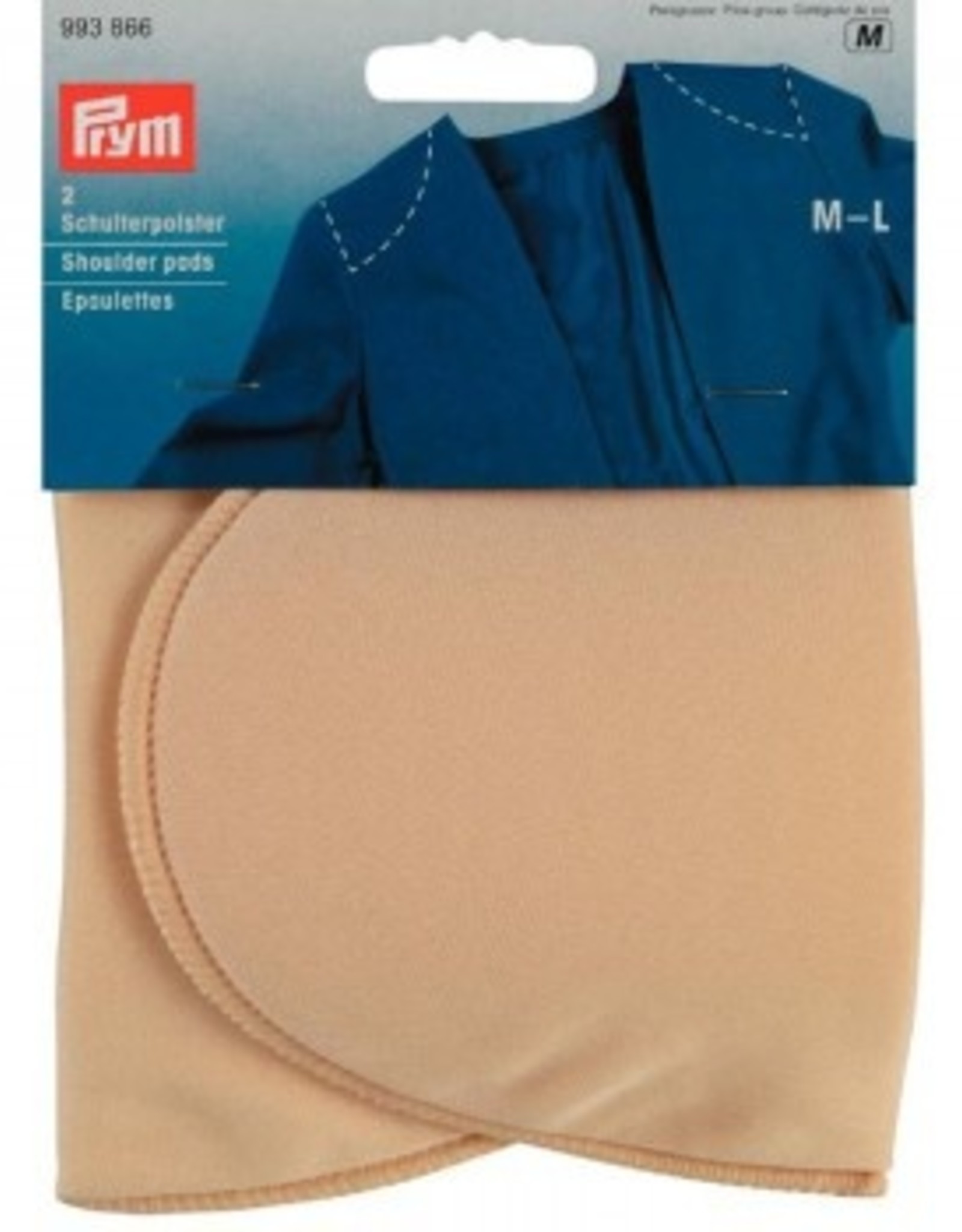 Prym -  schoudervullingen M-L huidskleur - 993 886