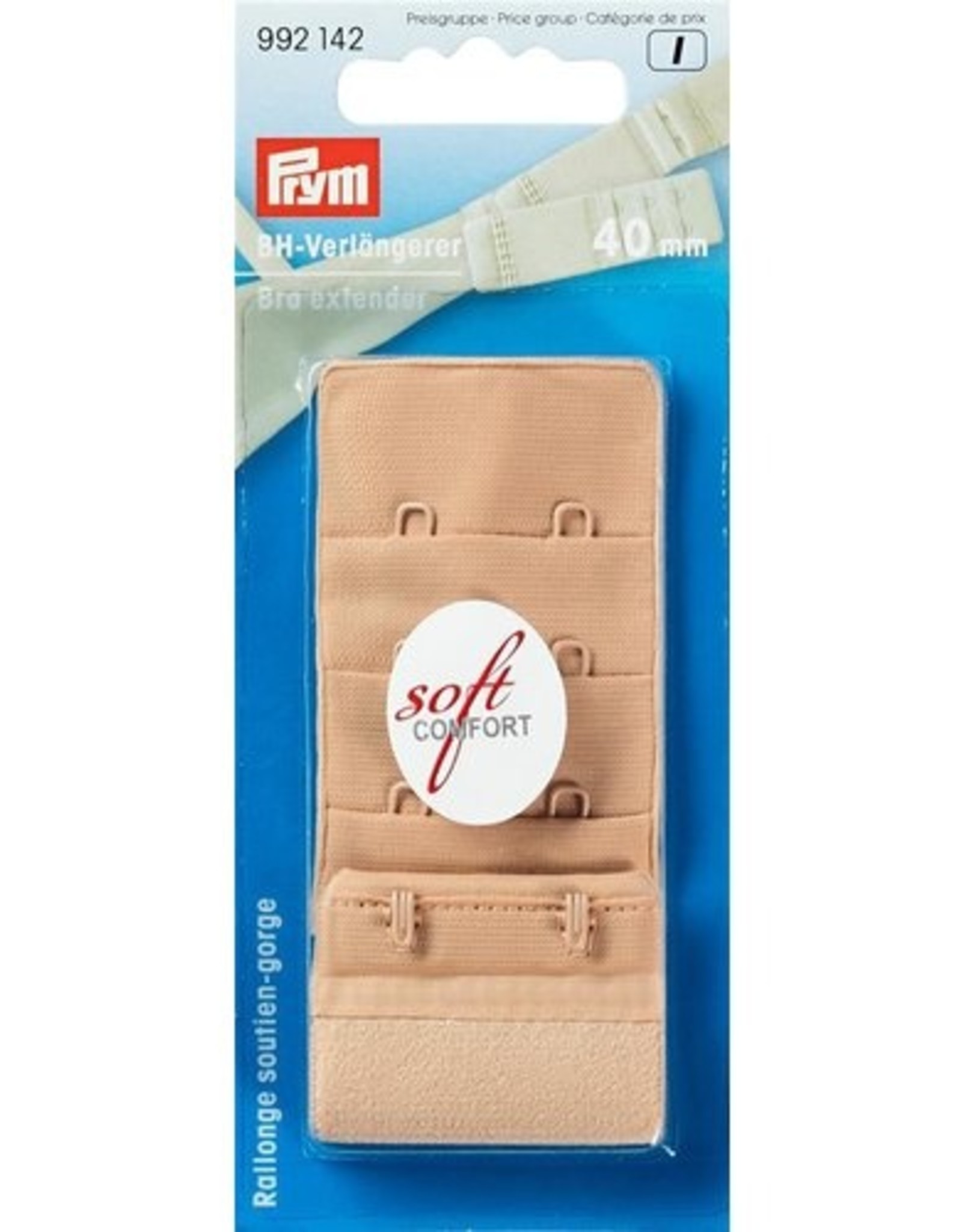 Prym - BH-verlengstuk 40mm huidskleur - 992 147