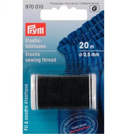 Prym - elastisch naaigaren zwart - 970 010