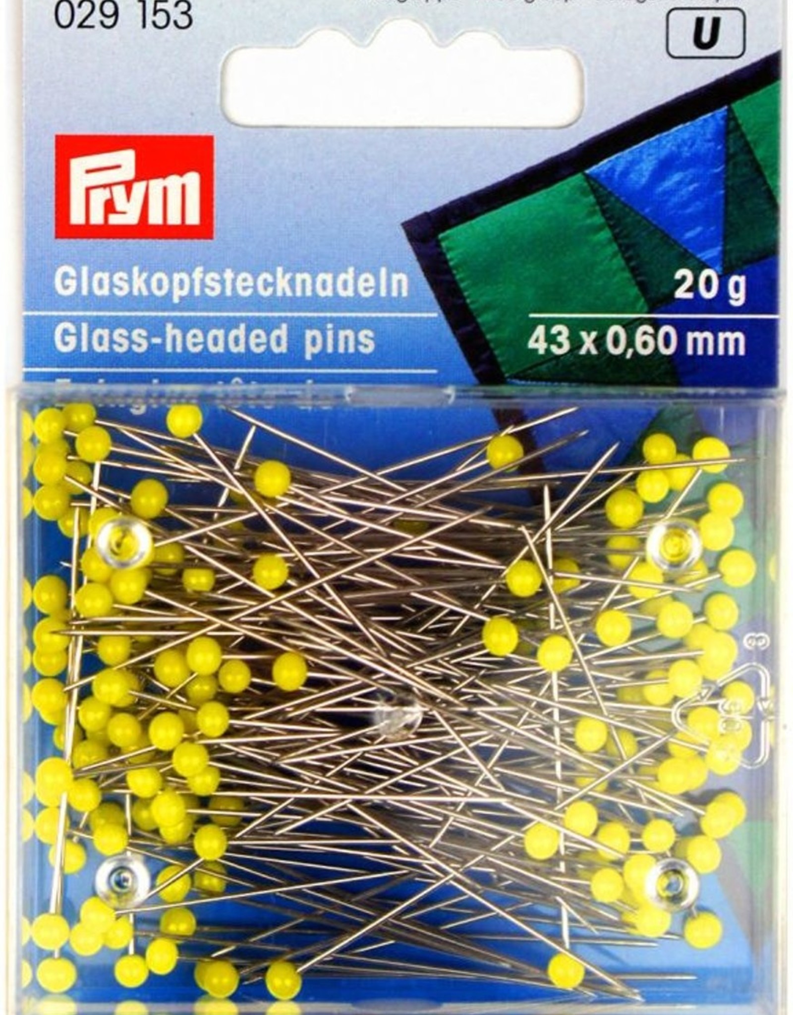 Prym - glaskopspelden extra lang 43x0.60mm - 029 153