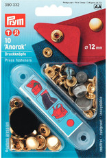 Prym - Naaivrije drukknopen Goud 12mm - 390 332