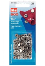 Prym - Navulling Drukkn. zilver 8mm - 390 363