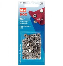 Prym - Navulling Drukkn. zilver 8mm - 390 363