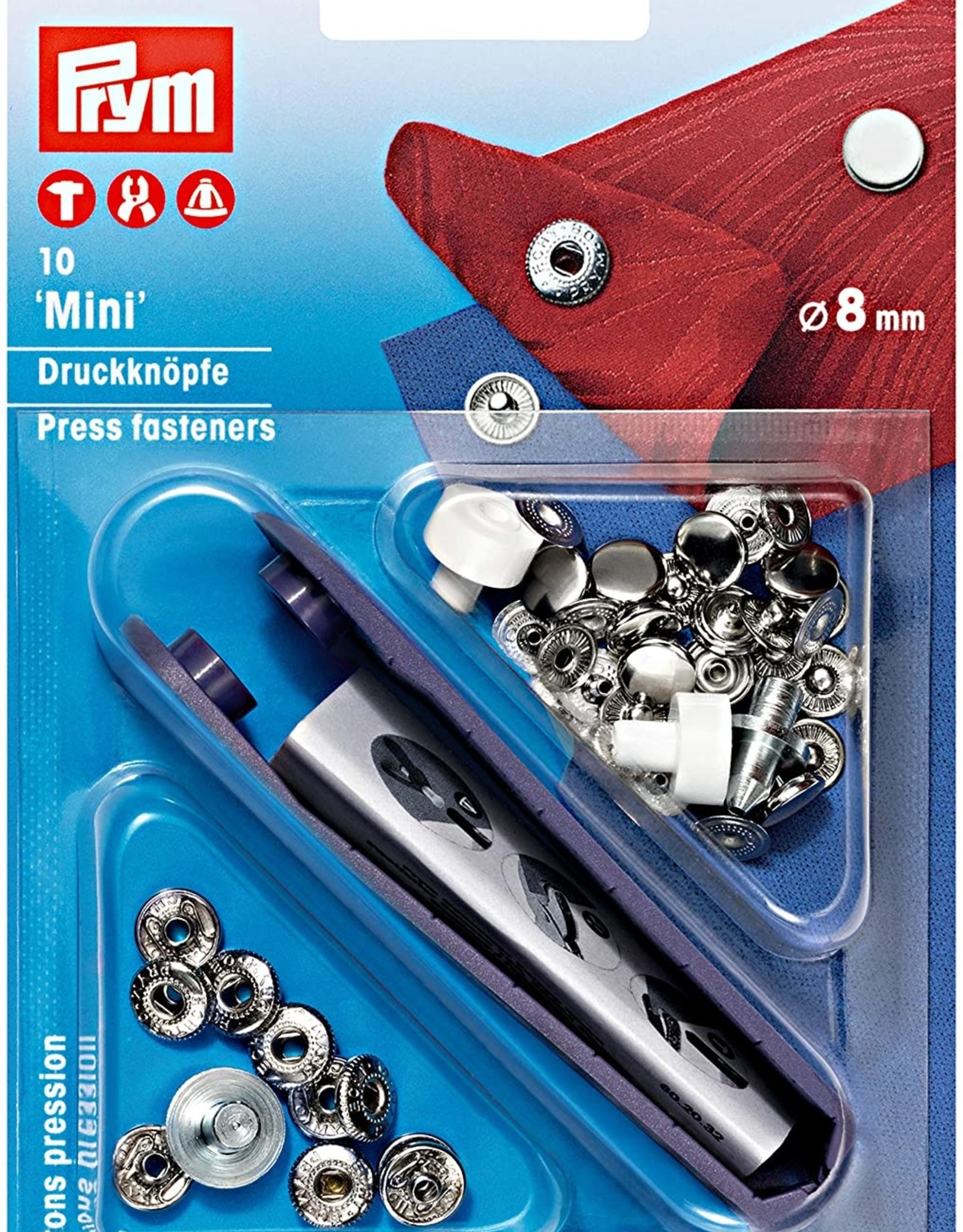 Prym - Naaivrijedrukknopen 8mm - 390 360