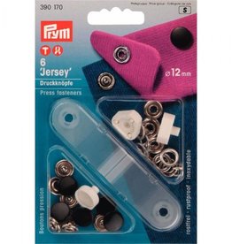 Prym - Naaivrije drukknopen 12mm zwart - 390 170