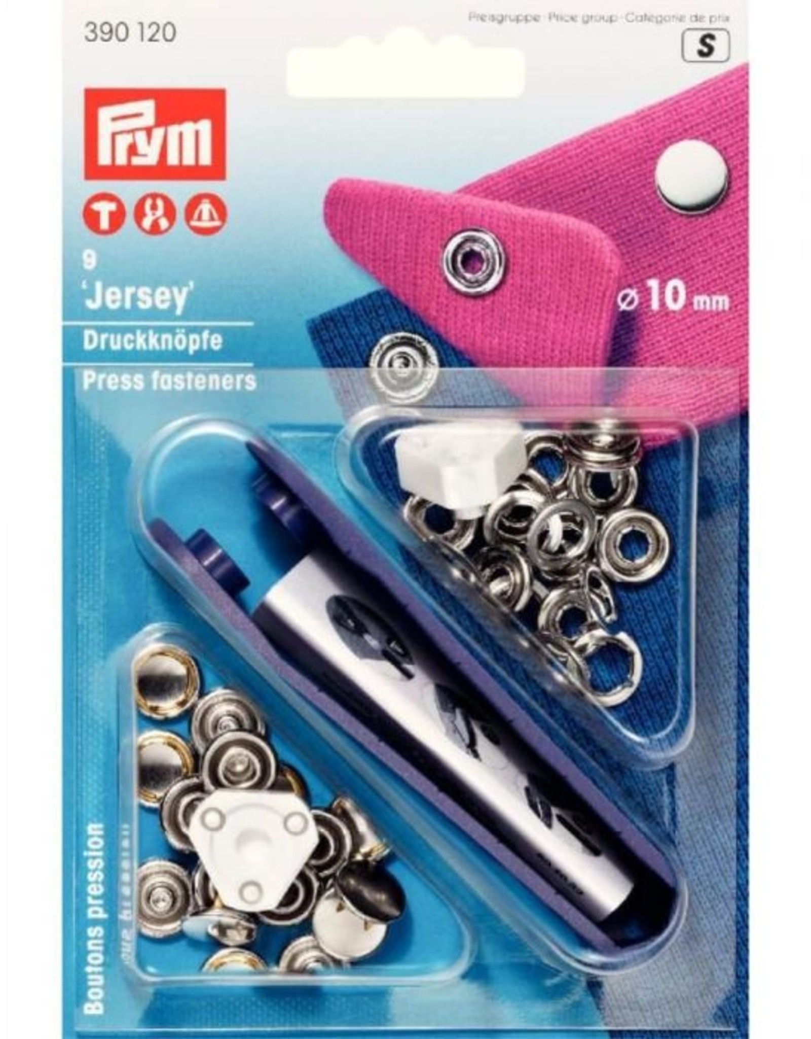 Prym - Naaivrije drukknopen Zilver - 390 120