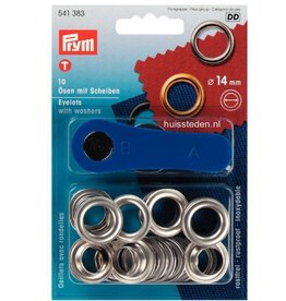 Prym - Ring+Schijf 14mm zilver - 541 383