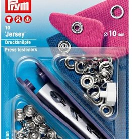 Prym - Naaivrije drukknopen open zilver - 390 107