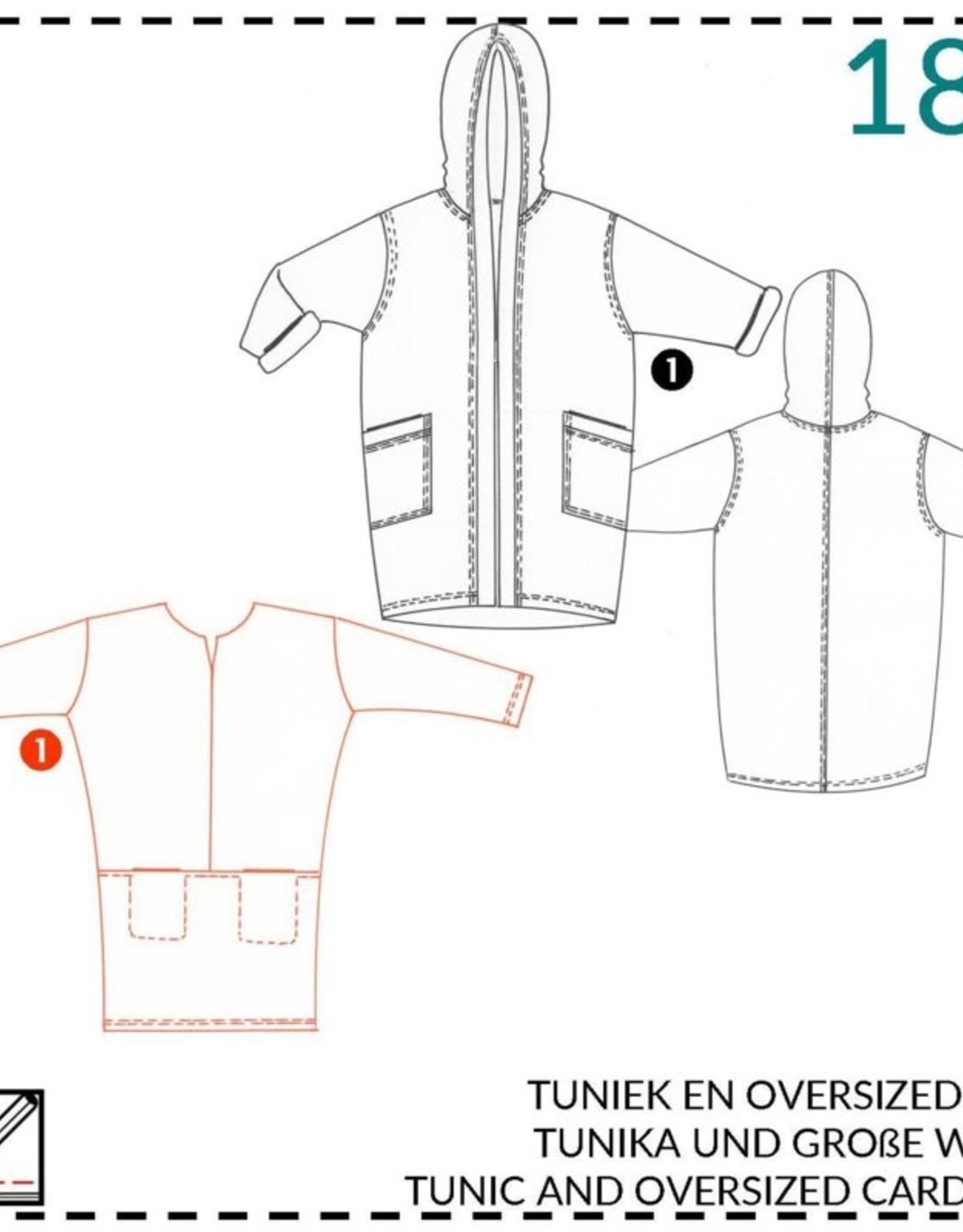 tuniek, oversized vest 181 - Abacadabra