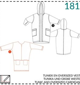 Abacadabra tuniek, oversized vest 181 - Abacadabra
