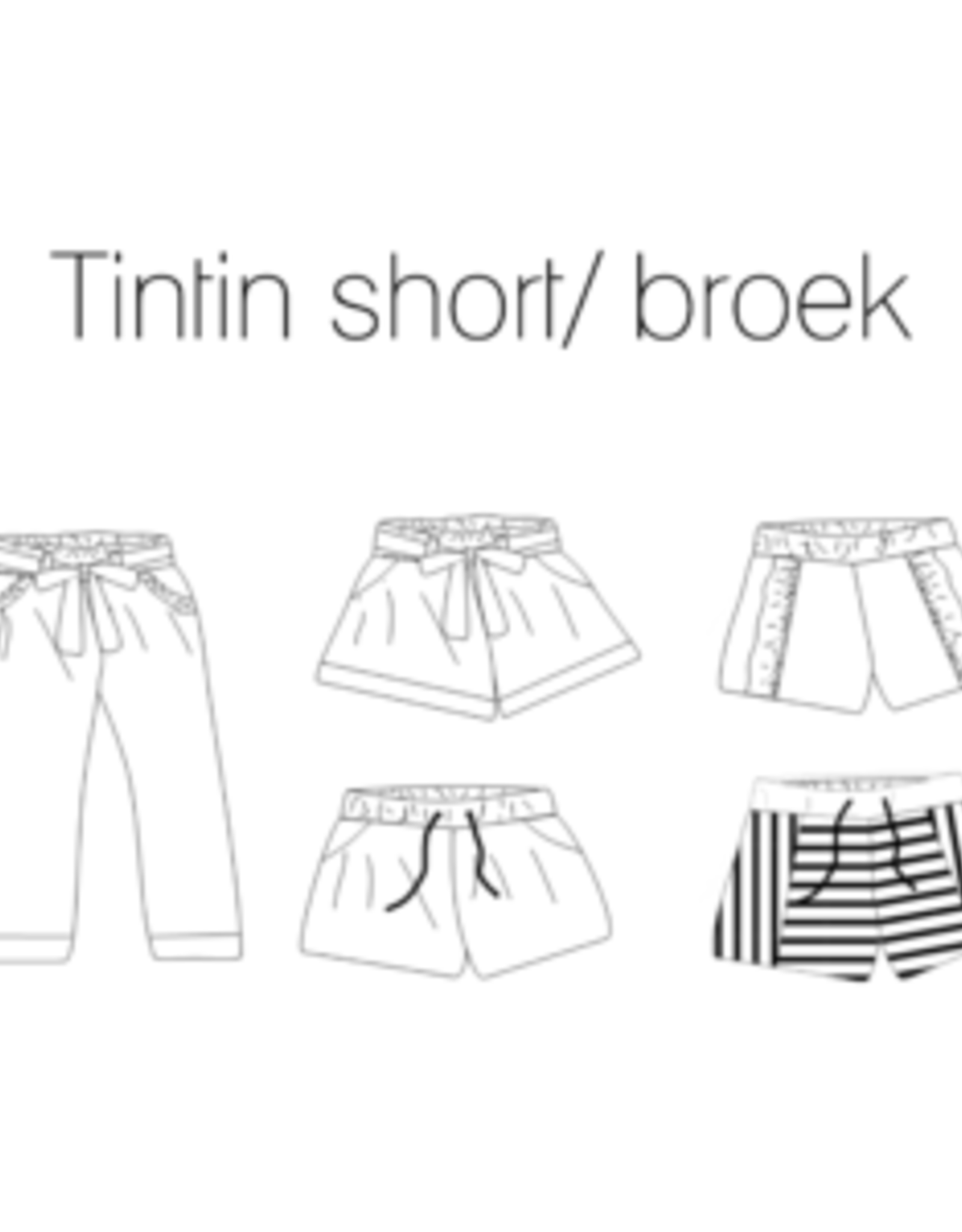 Tintin short/broek - Iris May