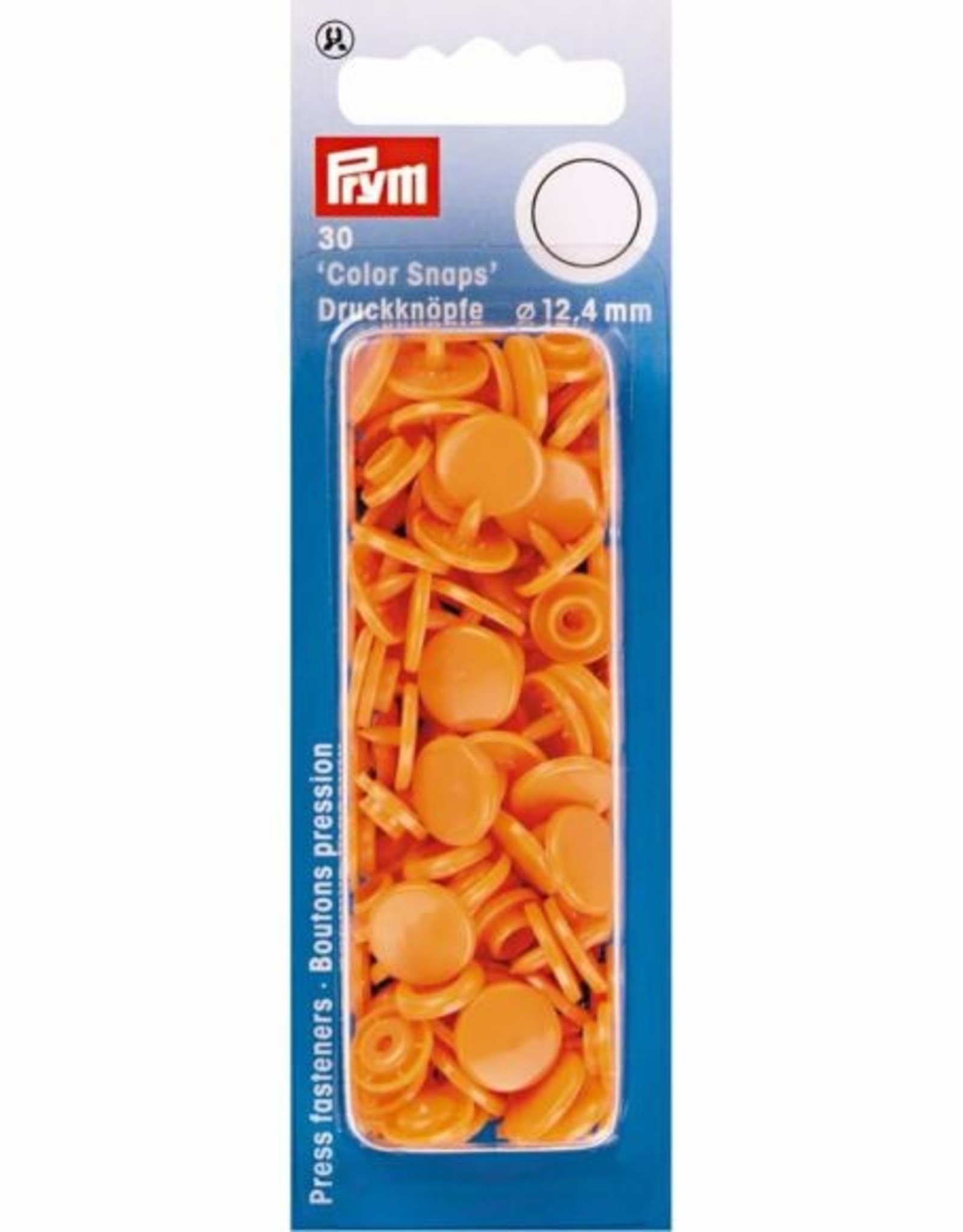 Prym - drukknopen oranje - 393 140