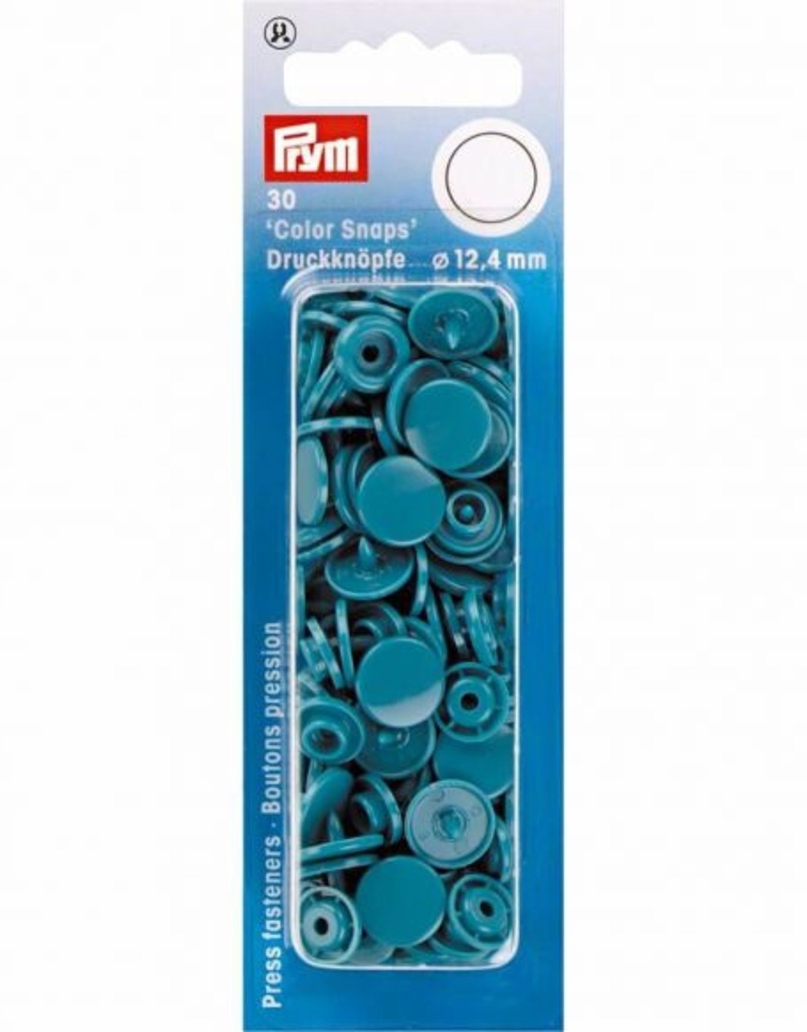 Prym Prym - drukknopen donkerturquoise - 393 127