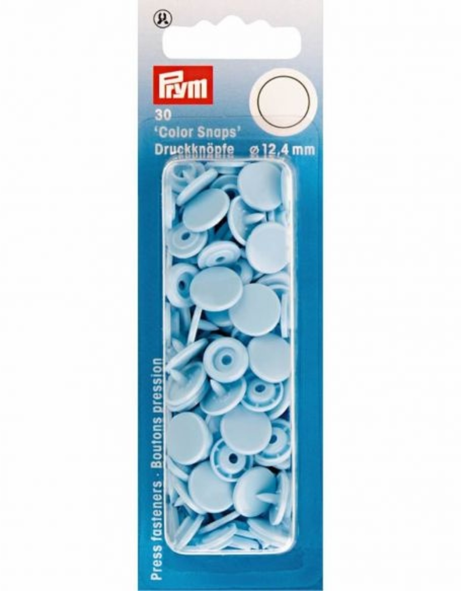 Prym - drukknopen lichtblauw - 393 120