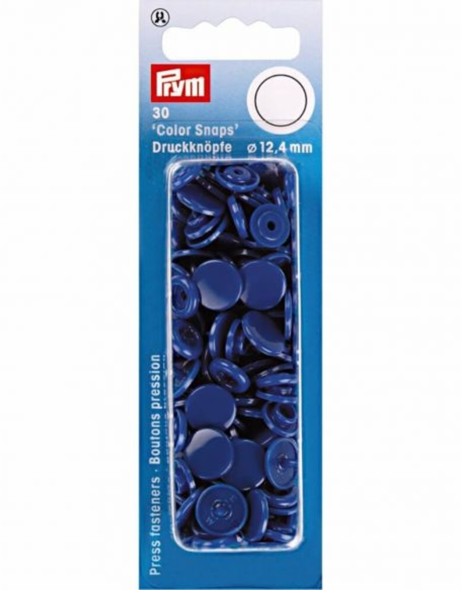 Prym - drukknopen koningsblauw - 393 116