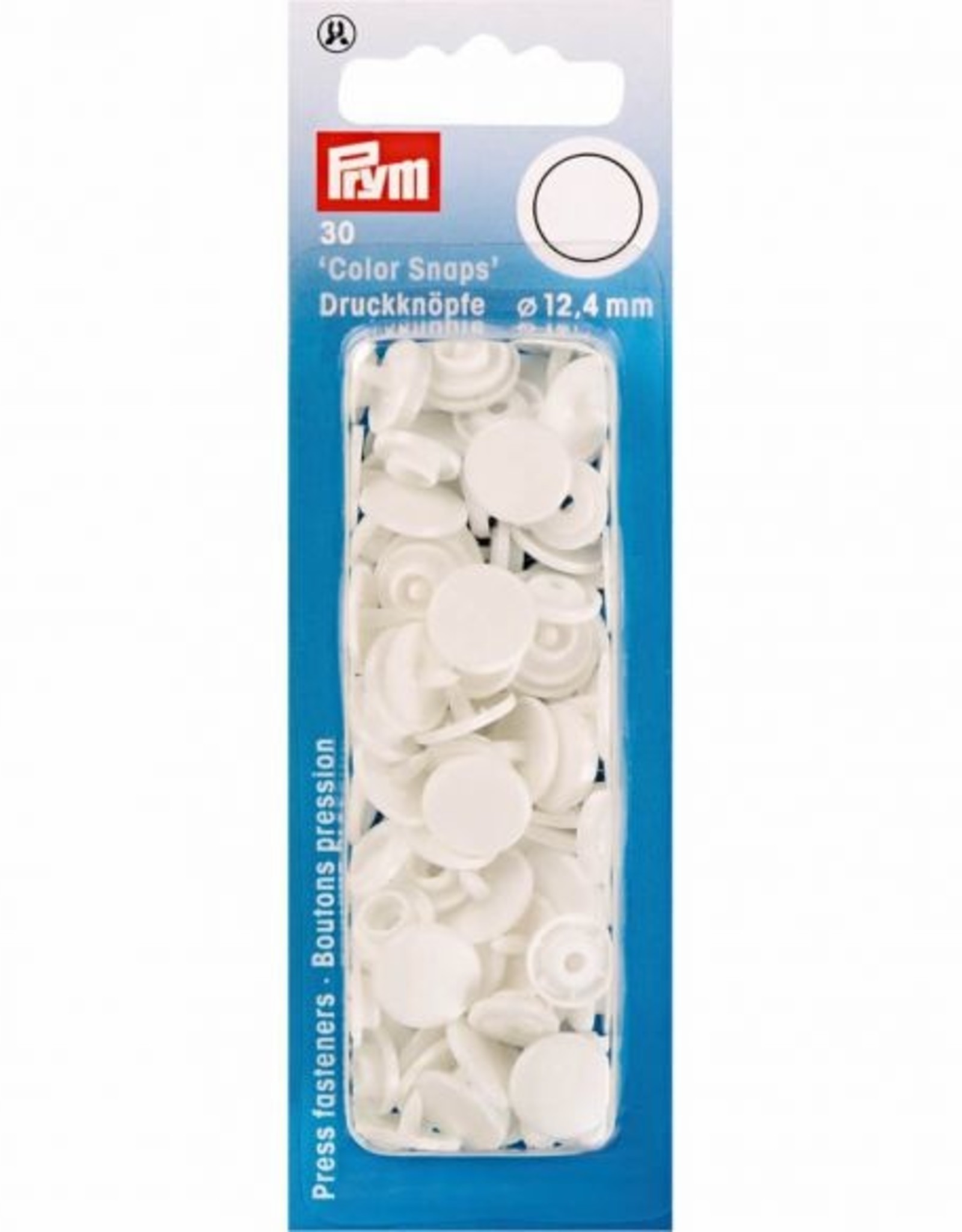Prym - drukknopen wit - 393 103