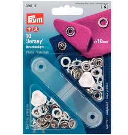 Prym - Naaivrije drukknopen open wit - 390 111