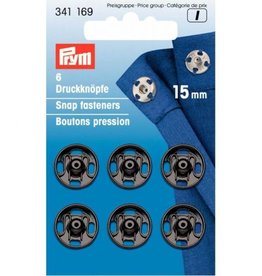 Prym - aannaaidrukkers Zwart 15mm - 341 169