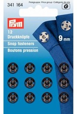 Prym Prym - aannaaidrukkers 9mm zwart - 341 164
