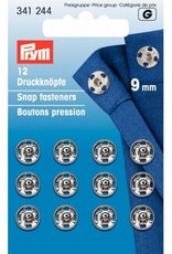 Prym Prym - aannaaidrukkers 9mm zilver - 341 244