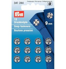 Prym - aannaaidrukkers 9mm zilver - 341 244