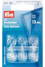 Prym Prym - aannaaidrukkers  transparant 13mm - 347 161