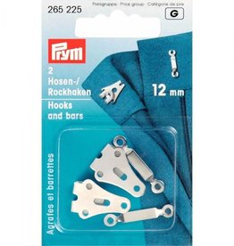 prym - rokhaken zilver 12 mm - 265 225