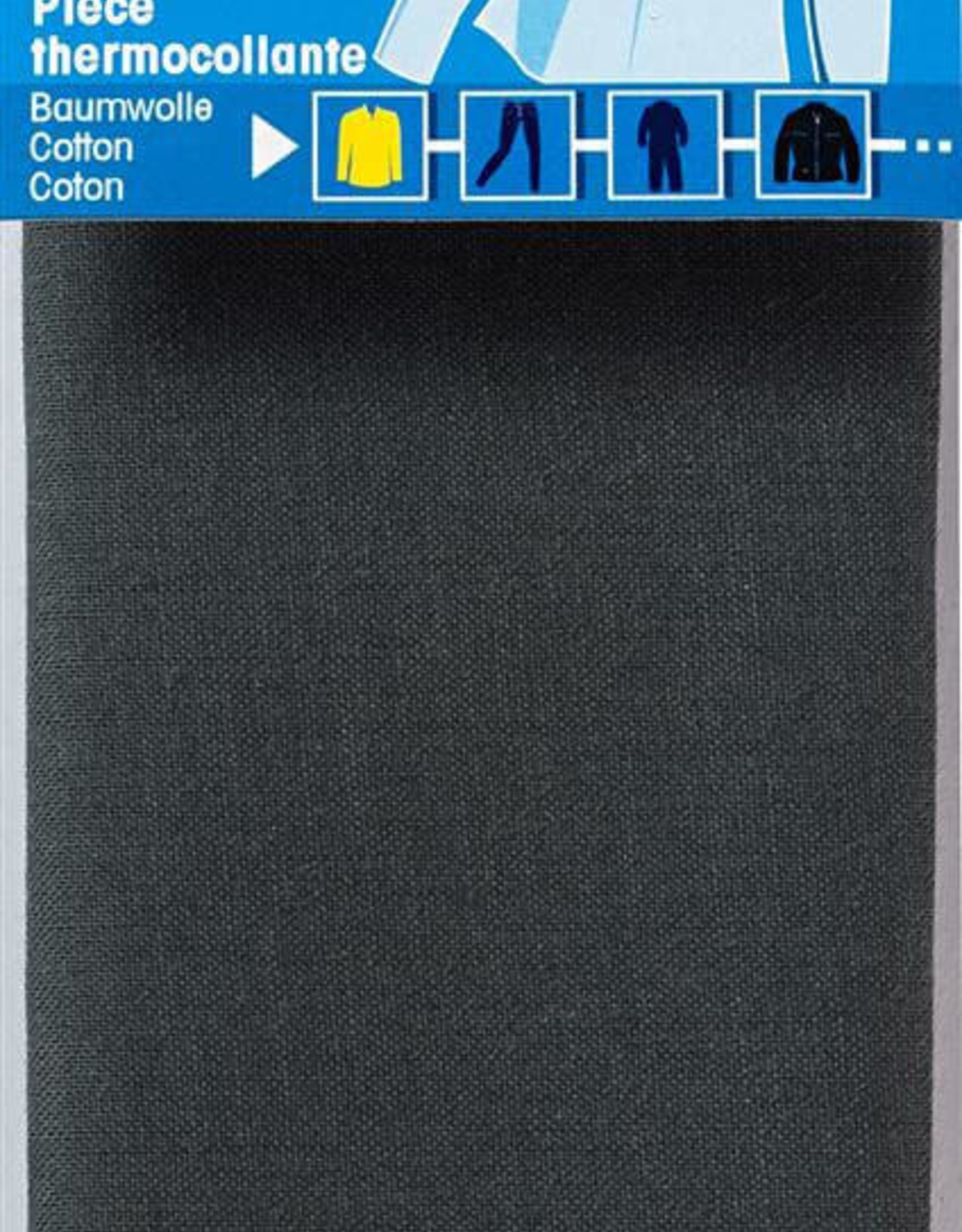 prym - verstelstuk katoen donkergrijs 12x45 cm - 929 403