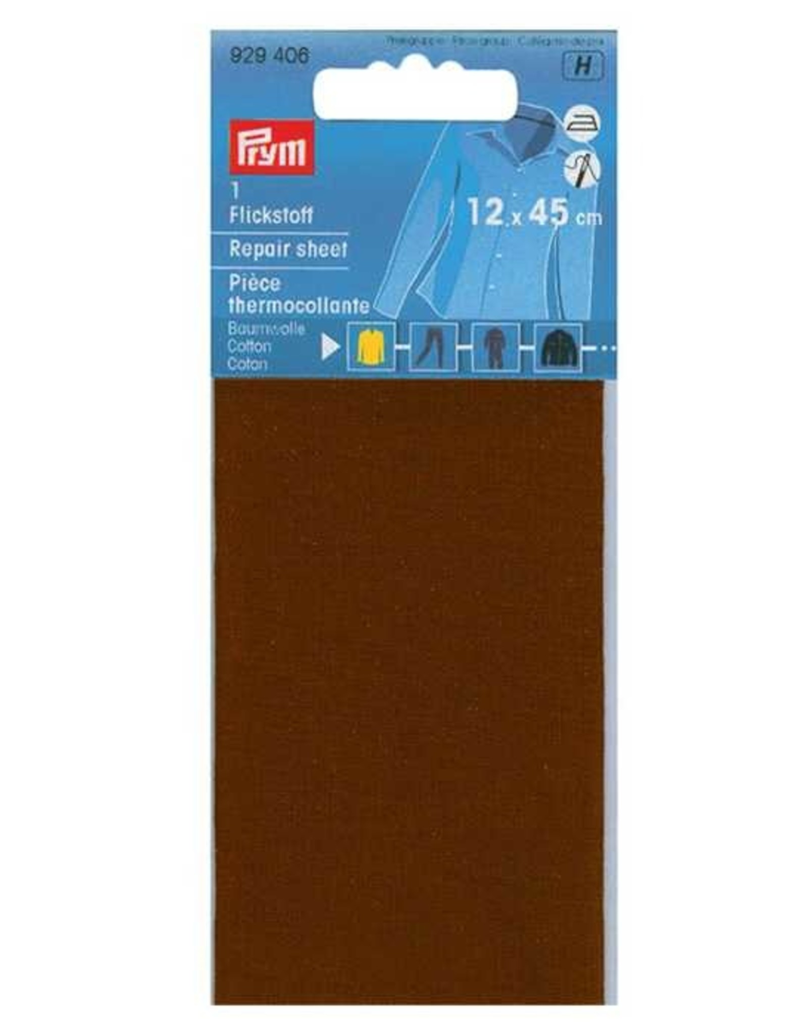 prym - verstelstuk katoen bruin 12x45 cm - 929 406