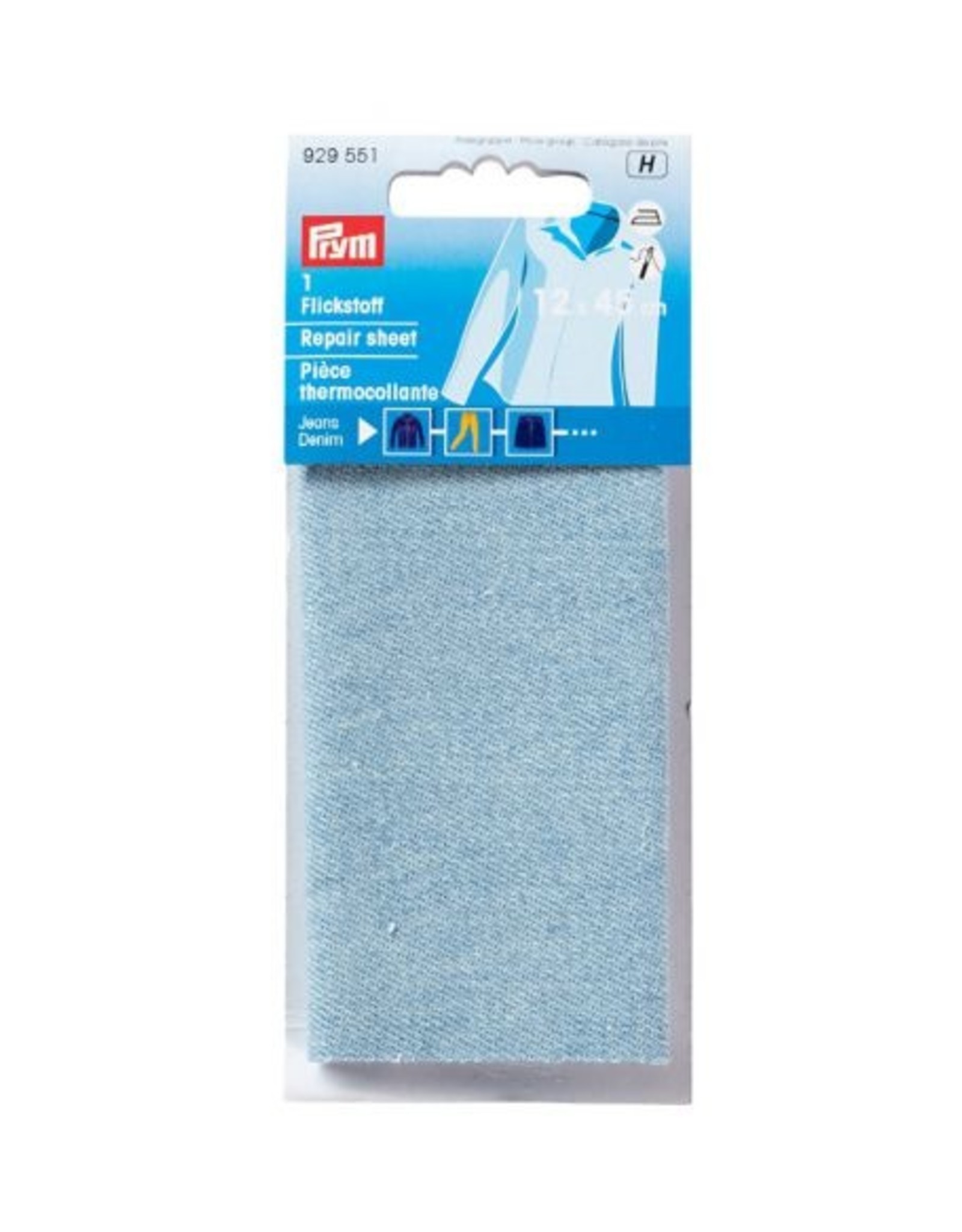 prym - verstelstuk jeans licht 12x45 cm - 929 551