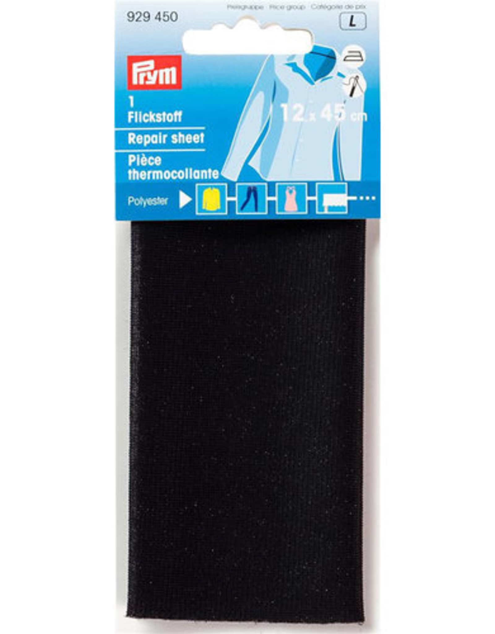 Prym prym - verstelstuk polyester 12x45 cm zwart - 929 450