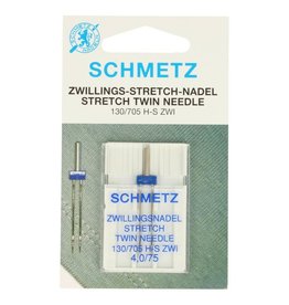 schmetz stretch tweelingnaald 4.0 nr 75