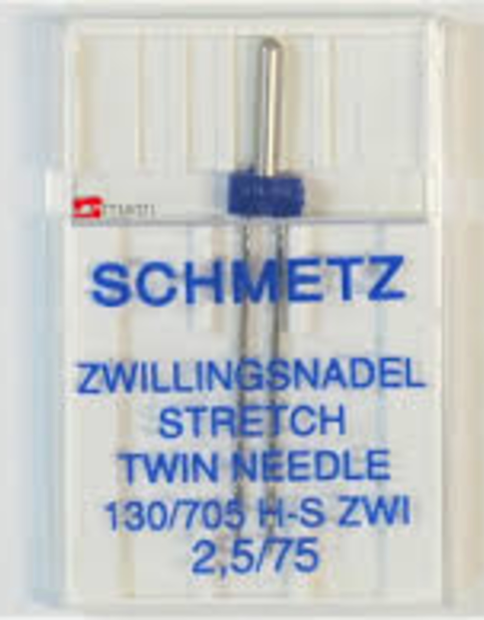 schmetz stretch tweelingnaald 2.5 nr 75