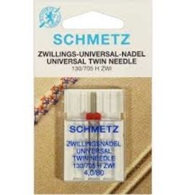 Schmetz universele tweelingnaald 4.0 nr 80