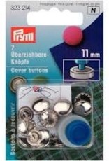 prym  - overtrekbare knopen met matrijs 11mm - 323 214