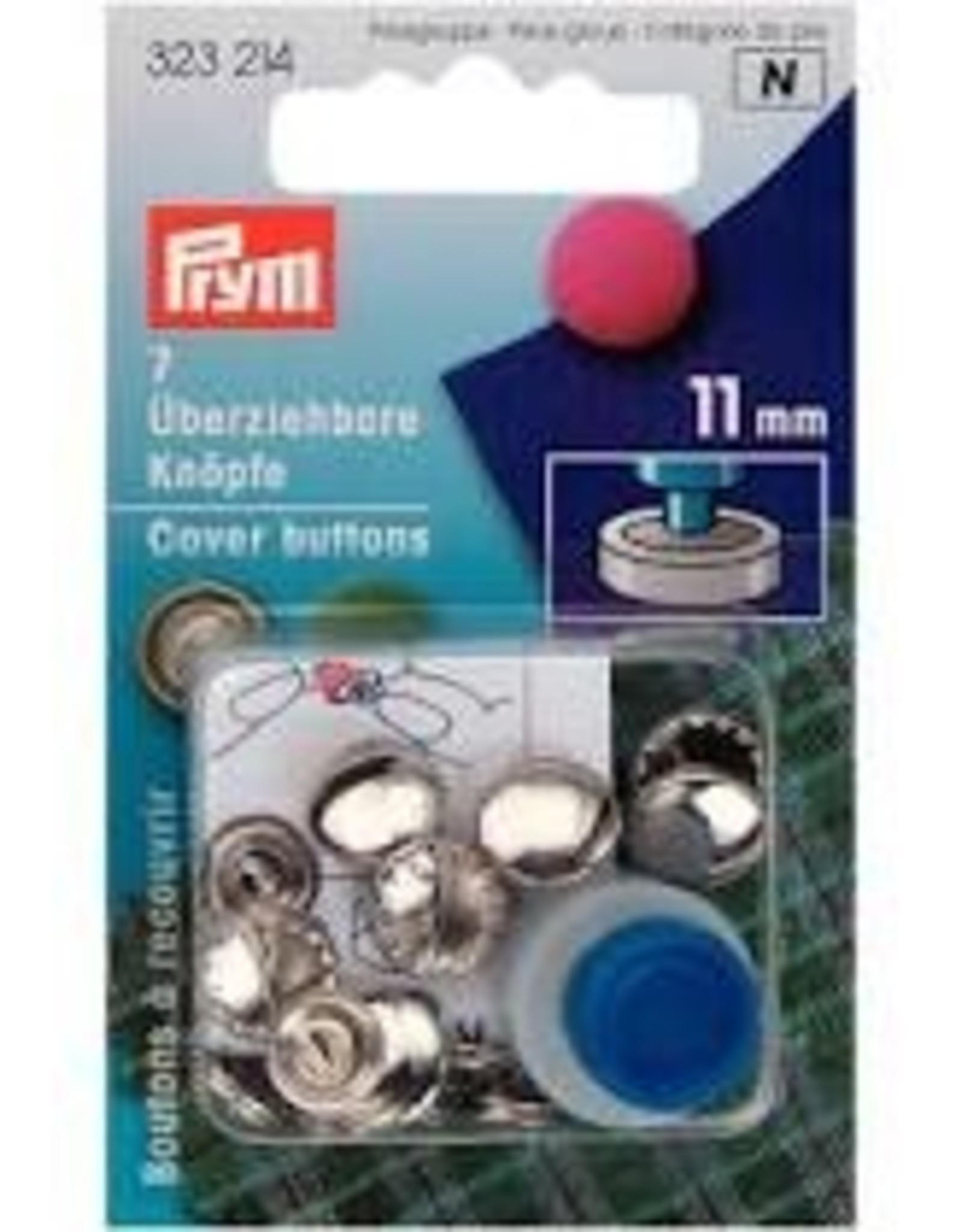 prym  - overtrekbare knopen met matrijs 11mm - 323 214