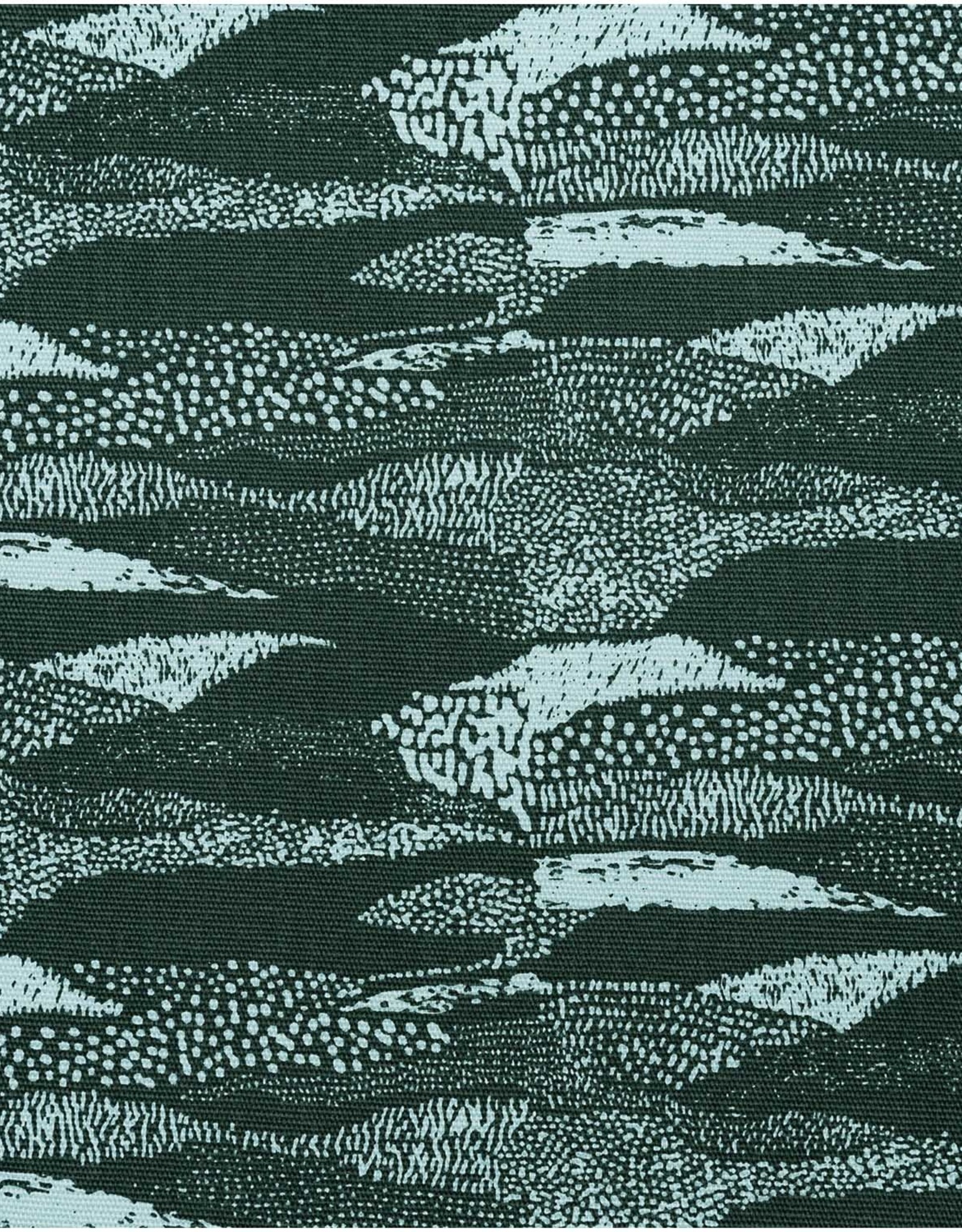 Canvas Green Pattern Light Green De Stoffenschuur