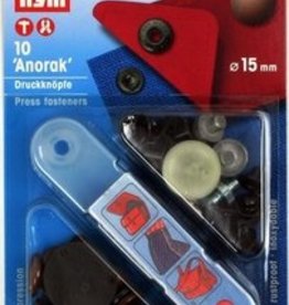 Prym - Naaivrije drukknopen brons 15mm - 390 309