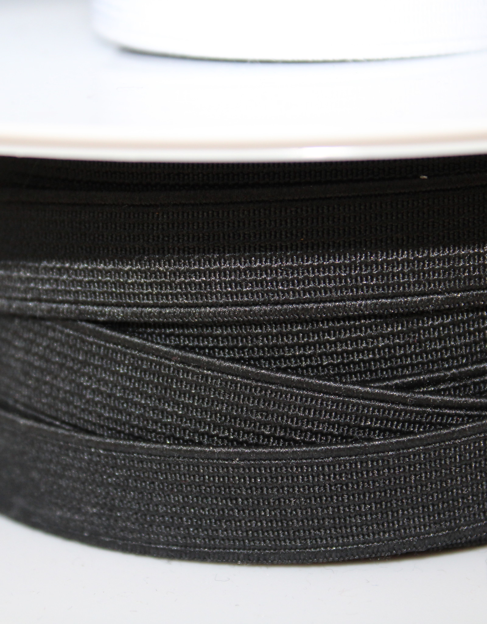Standaard elastiek 2,5cm zwart
