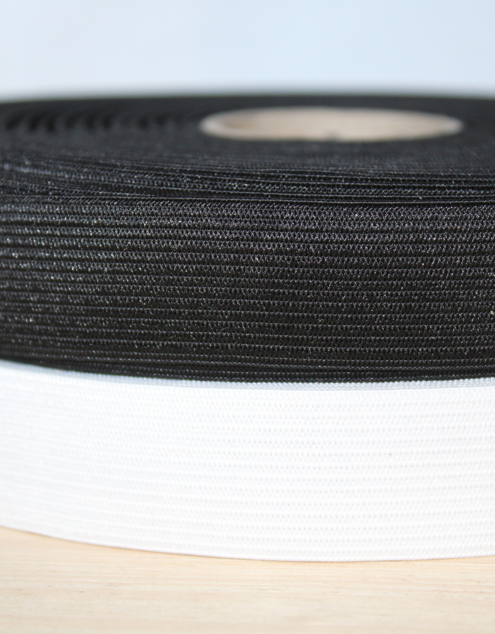 Soepele elastiek 3cm wit