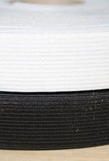 Soepele elastiek 4cm wit Soepele elastiek 4cm wit