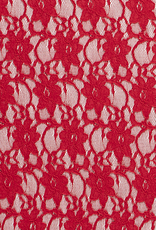 Kant bloemmotief rood