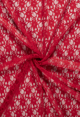 Kant bloemmotief rood