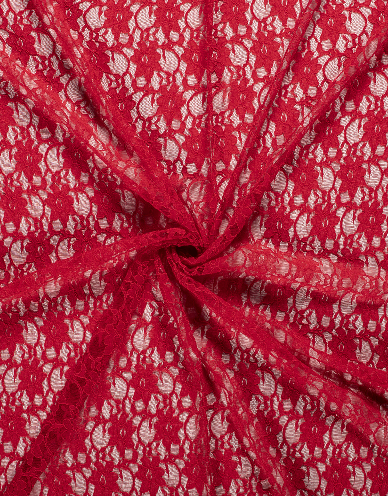 Kant bloemmotief rood