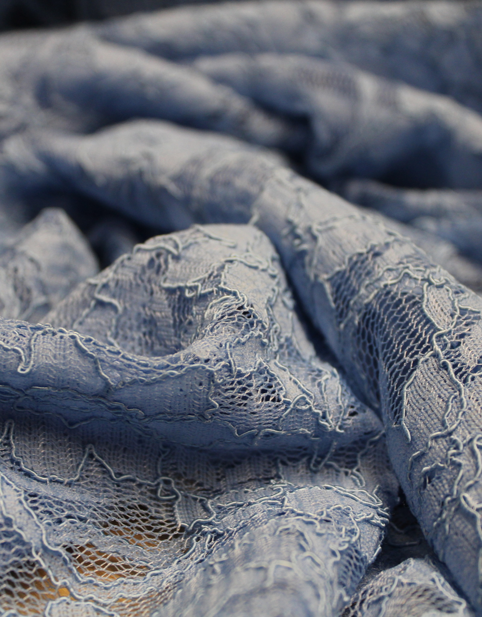 Kant bloem lichtblauw