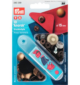 Prym Prym - Naaivrije drukknopen messing 15mm - 390 299