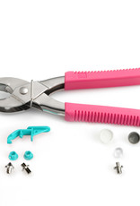 Prym - variotang roze drukknoop-, ringen- en gaatjestang - 390 902 Prym - variotang roze drukknoop-, ringen- en gaatjestang - 390 902