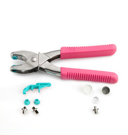 Prym - variotang roze drukknoop-, ringen- en gaatjestang - 390 902