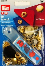 Prym - Naaivrije drukknopen roségold 15mm - 390 314