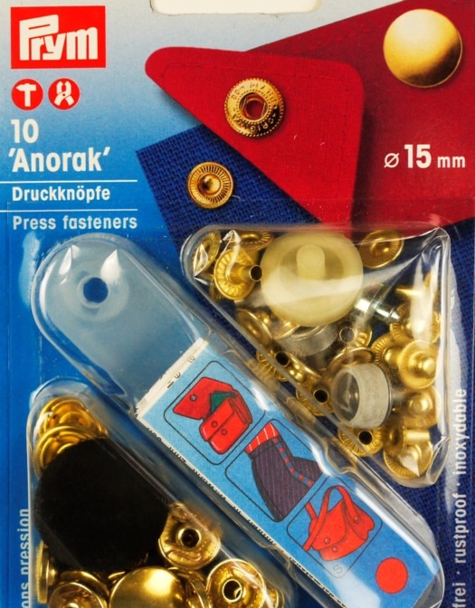 Prym - Naaivrije drukknopen roségold 15mm - 390 314